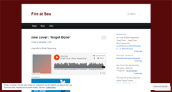 Desktop Screenshot of fireatsea.wordpress.com