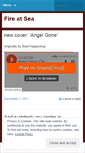 Mobile Screenshot of fireatsea.wordpress.com
