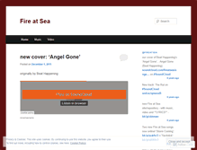 Tablet Screenshot of fireatsea.wordpress.com