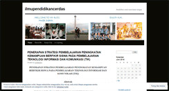 Desktop Screenshot of ilmucerdaspendidikan.wordpress.com