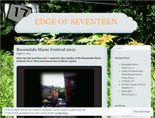 Tablet Screenshot of edgeofseventeennytravelguide.wordpress.com