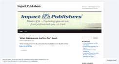 Desktop Screenshot of impactpublishers.wordpress.com