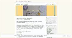 Desktop Screenshot of heartsandcraftsmarket.wordpress.com