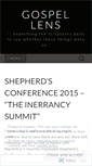 Mobile Screenshot of gospellens.wordpress.com