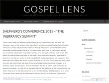 Tablet Screenshot of gospellens.wordpress.com