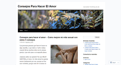 Desktop Screenshot of consejosparahacerelamor.wordpress.com