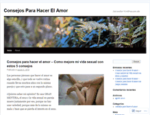 Tablet Screenshot of consejosparahacerelamor.wordpress.com