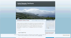 Desktop Screenshot of keralamalayalamchat.wordpress.com