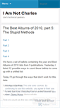 Mobile Screenshot of notcharles.wordpress.com