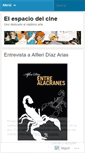 Mobile Screenshot of elespaciodelcine.wordpress.com