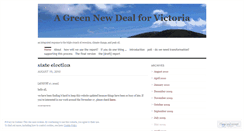 Desktop Screenshot of greennewdeal.wordpress.com