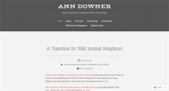 Desktop Screenshot of anndowner.wordpress.com