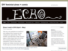 Tablet Screenshot of echopublishing.wordpress.com