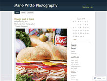 Tablet Screenshot of mariewitte.wordpress.com