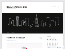 Tablet Screenshot of bayareayonsei.wordpress.com