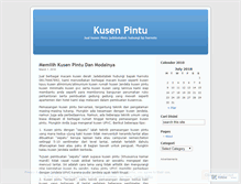 Tablet Screenshot of kusenpintu.wordpress.com