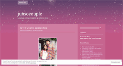 Desktop Screenshot of junsocouple.wordpress.com