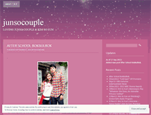 Tablet Screenshot of junsocouple.wordpress.com
