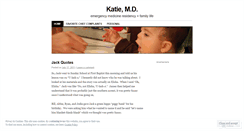 Desktop Screenshot of drkatie.wordpress.com