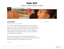 Tablet Screenshot of drkatie.wordpress.com