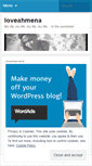Mobile Screenshot of loveahmena.wordpress.com