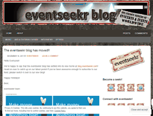 Tablet Screenshot of eventseekr.wordpress.com