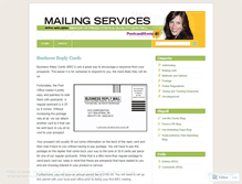 Tablet Screenshot of mailingserviceswithmelissa.wordpress.com