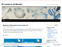 Tablet Screenshot of elcuadernodebandini.wordpress.com