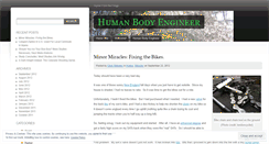 Desktop Screenshot of humanbodyengineer.wordpress.com