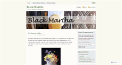 Desktop Screenshot of 1blackmartha.wordpress.com