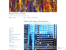 Tablet Screenshot of kickitupanotch.wordpress.com