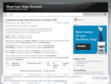Tablet Screenshot of listasuperbingometropolis.wordpress.com