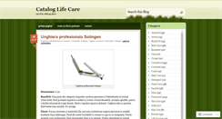 Desktop Screenshot of cataloglifecare.wordpress.com