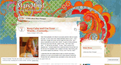 Desktop Screenshot of marymind.wordpress.com