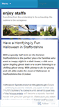 Mobile Screenshot of enjoystaffordshire.wordpress.com