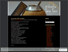 Tablet Screenshot of filosofiaparalocos.wordpress.com