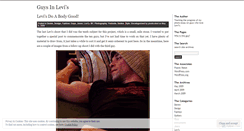 Desktop Screenshot of guysinlevis.wordpress.com