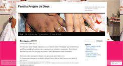 Desktop Screenshot of familiaprojetodedeus.wordpress.com