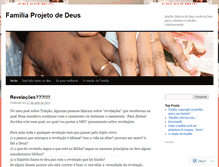 Tablet Screenshot of familiaprojetodedeus.wordpress.com