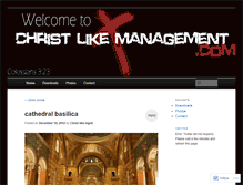 Tablet Screenshot of christlikemanagment.wordpress.com