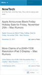 Mobile Screenshot of nowtechnology.wordpress.com