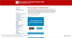Desktop Screenshot of acasualshistory.wordpress.com