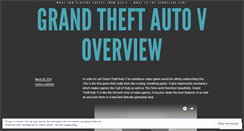 Desktop Screenshot of gta5cheatsv.wordpress.com