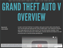 Tablet Screenshot of gta5cheatsv.wordpress.com