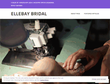 Tablet Screenshot of ellebay.wordpress.com