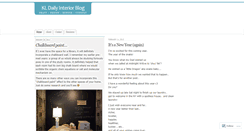 Desktop Screenshot of dailyinteriors.wordpress.com