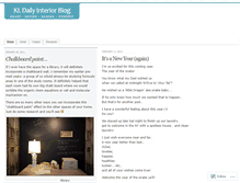 Tablet Screenshot of dailyinteriors.wordpress.com