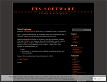 Tablet Screenshot of ftssoftware.wordpress.com