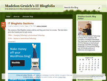 Tablet Screenshot of mrgruich.wordpress.com