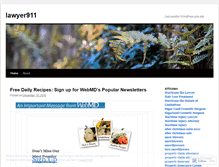 Tablet Screenshot of lawyer911.wordpress.com